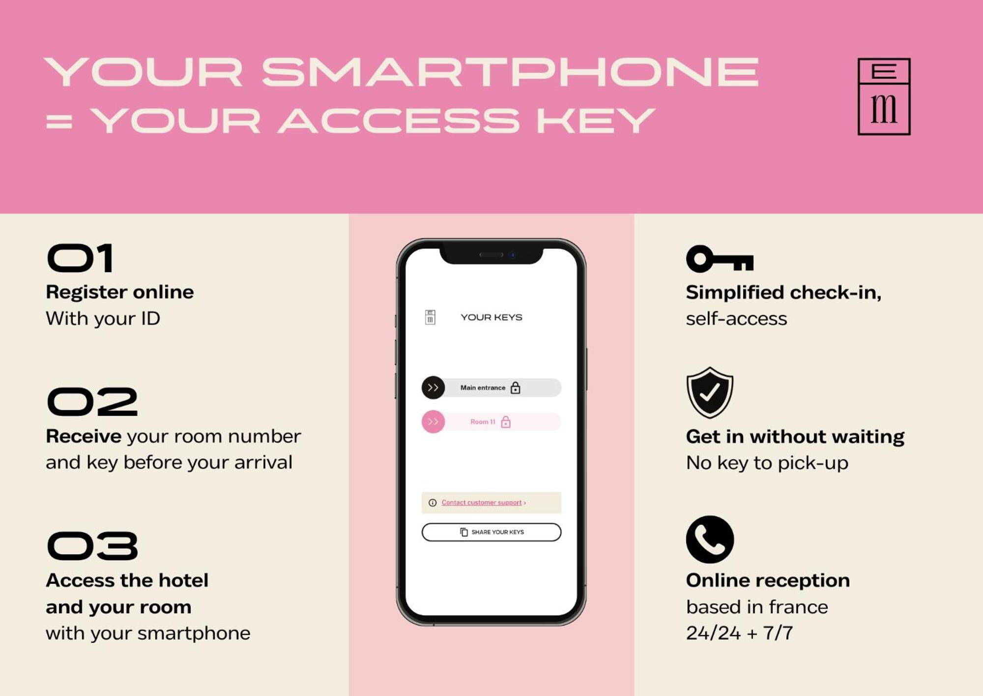 Hotel Cloitre - Entree Autonome, Reception En Ligne - Encore Mieux Orleans Luaran gambar